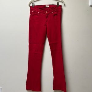 Mother High waist flare denim